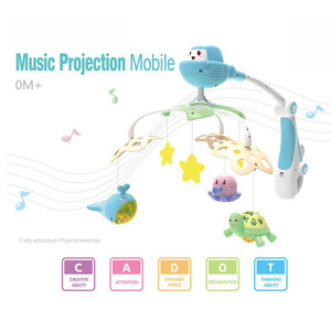 Giocattoli musicali rotanti sul comodino dell'oceano <span class=keywords><strong>Baby</strong></span> Mobiles Happy Bed <span class=keywords><strong>Bell</strong></span> con proiettore - Product Image 2