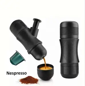 Single Cup Portable Manual Hand Press Mini Car Espresso Machine Turkish Other Coffee Makers for Travel Car Camping Hiking