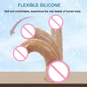 Großhandel Durchmesser 50mm Realistischer Dildo Erwachsene Spielzeug Wiederauf ladbare Vibratoren Masturbation Klare Textur Dildo für Liebhaber - Product Image 3