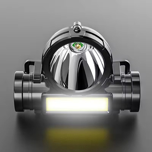 Hot mới với nam châm Mini USB có thể sạc lại ABS cơ thể ban đêm câu cá đi bộ đường dài đèn pha màu trắng Ngọn Đuốc Đèn pin chiến thuật dẫn đèn pha - Product Image 5