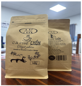 กาแฟเวียดนามถั่วทั้งวีเซิลโรบัสต้ามีกลิ่นหอมเข้มข้นคั่ว100% ออร์แกนิกแปรรูปแบบเปียกบรรจุจำนวนมาก - Product Image 2