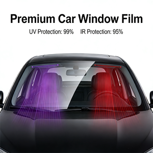 Film teinté pour vitres de <span class=keywords><strong>voiture</strong></span> <span class=keywords><strong>à</strong></span> <span class=keywords><strong>prix</strong></span> <span class=keywords><strong>d</strong></span>'usine, en PET, avec protection de <span class=keywords><strong>la</strong></span> vie privée, protection contre les UV et les rayons IR, fonction anti-rayures pour <span class=keywords><strong>voiture</strong></span> - Product Image 2