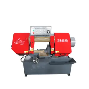 High Precision Metal Cutting GB4030 Band Saw Machines with Cutting Capacity 300mm