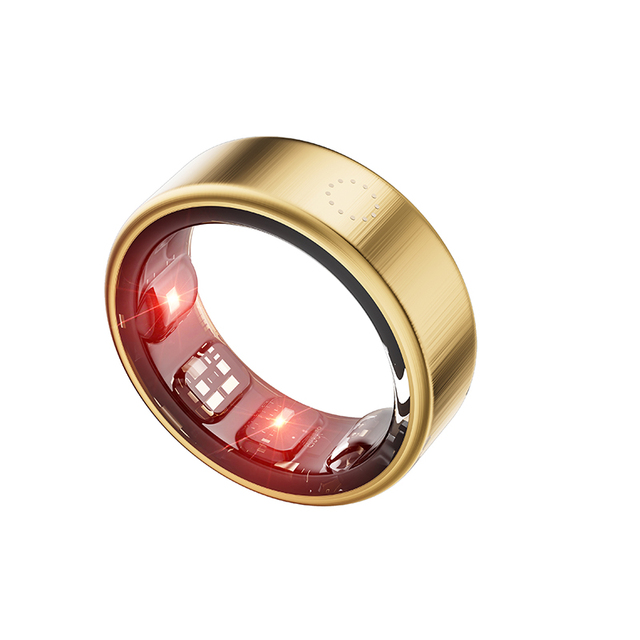 JCRing X3 Smart Fitness Ring for Women & Men Step Counter Heart Rate Monitor Sleep Monitoring IP68 Waterproof Steel with App