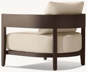 Sillón Individual de Aluminio para Jardín, Patio o Terraza, Estilo Moderno y Desgastado - Product Image 4