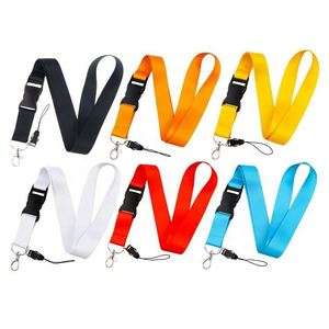 Factory Cheap Fast Delivery Pure Colors Neck Polyester Sublimation Id Card Holder Gift Promotional Lanyard Wholesale - Product Image 2