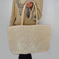 Offre Spéciale vente en gros sacs de plage logo personnalisé été plage toile toile toile coton sac poche fourre-tout sacs à main