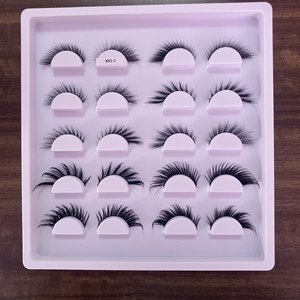 Nuevas Pestañas Postizas Yalee Coreanas de <span class=keywords><strong>Seda</strong></span> 3D con Fibra Sintética, Diseño Ojo de Gato, Banda de Algodón Negra, Estilo <span class=keywords><strong>Foxy</strong></span>, Completas, Gruesas y Suaves, Longitud de 8-15 mm - Product Image 2
