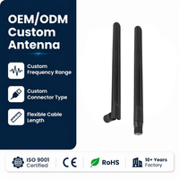Antenne WiFi 5G LTE à interface filetée, gain élevé 12 dBi, pliable, rotative à 90 degrés, omnidirectionnelle verticale, type « Rubber Duck », pour routeur, personnalisable OEM