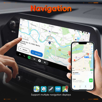 Adaptador Carplay USB Negro, Convierte Adaptador Carplay 4 en 1, Carplay Inalámbrico, Android Auto, Mirror Link, Airplay