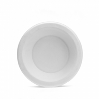 Bol à soupe Ramen rond de restaurant de canne à sucre blanche jetable 12oz Eco jetable au micro-ondes avec logo
