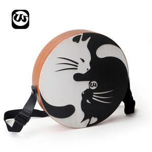 Mini tambor Cat Caronne, <span class=keywords><strong>Bongo</strong></span> Mer, viaje, caja de percusión, redondo pequeño portátil roscado a mano - Product Image 5