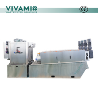 Machine de déshydratation des boues industrielles à faible vitesse pour les eaux usées textiles