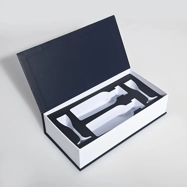 Роскошная Косметическая Магнитная упаковочная коробка под заказ для ухода за кожей, Подарочная коробка для макияжа, набор косметики