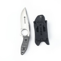 Couteau de survie et de chasse en gros, lame fixe en acier D2, manche en Micarta, avec étui, facile à transporter, qualité industrielle, personnalisable OEM