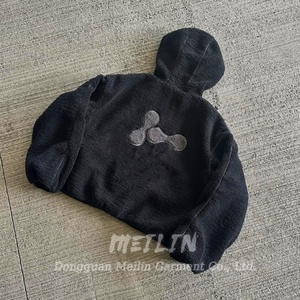 Winter Fleece Zip up <b>Jackets</b> Clothing Manufacturer Custom logo 3m <b>Reflective</b> Stripes Oversized Sherpa Fleece <b>Jacket</b> <b>Mens</b> - Product Image 2