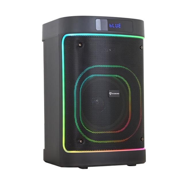 2026 Hot Sale 8inch Party Box Party Speaker Shockproof Mobile Portable Bluetooth Flame Light Speaker 40W Outdoor Party Speaker
