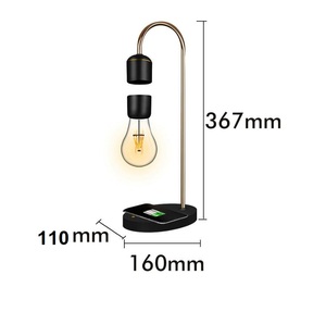 High Quality Smart Magnetic Levitation Modern Table Lamp Glass Wood Floating LED Bulb Eye Caring Night <b>Light</b> for Home - Product Image 4