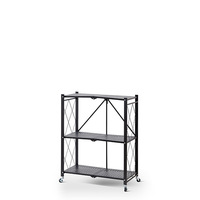 Étagères de rangement pliables en métal à 5 niveaux, support de cuisine pliable, chariot d'îlot pliable