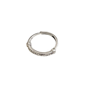 S925 Sterling Silver Letter <b>Open</b> <b>Ring</b> For Women Gift Jewelry - Product Image 5