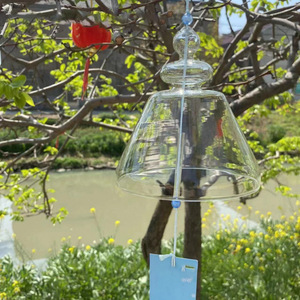 <span class=keywords><strong>Campana</strong></span> del vento di vetro giapponese vento <span class=keywords><strong>campana</strong></span> finestra decorativa WindChimes chiaro carillon del vento pendenti decorazione giapponese per il giardino di casa - Product Image 5