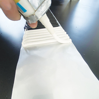 Ligne de production de mastic de silicone imperméable en verre transparent à durcissement rapide Colle adhésive transparente avec type acétique en aluminium