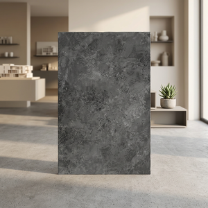 Dalles de pavage extérieures en porcelaine de 20 mm d'épaisseur, aspect brique noire ciment rustique, haute résistance R11, pour parking - Product Image 1