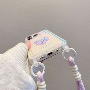 เคสโทรศัพท์ลายการ์ตูนน่ารัก พร้อมสายคล้องมือ สำหรับ iPhone 17 16 15 14 13 12 11 pro max xs plus อุปกรณ์เสริมโทรศัพท์ - Product Image 5