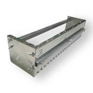 Tile Leveling Notched <b>Trowel</b> Adjustable Length 500 to 1100mm, Sawtooth Options 10mm 12mm 15mm, Stainless Steel Construction - Product Image 1