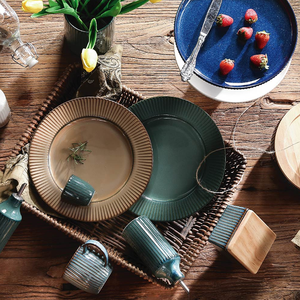 Set di Stoviglie in Ceramica <span class=keywords><strong>Arcopal</strong></span> Stile Giapponese Classico Personalizzato LovingHome, Colorato e Maculato - Product Image 2