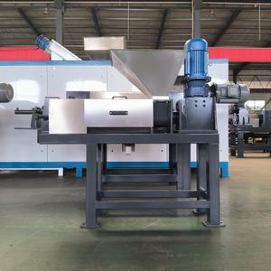 Prensa deshidratadora <span class=keywords><strong>de</strong></span> doble tornillo gemelo para jugos, biomasa húmeda, residuos <span class=keywords><strong>de</strong></span> cerveza, grano, residuos orgánicos y fruta - Product Image 1