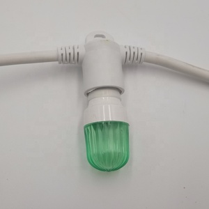 Ningbo fábrica precio más al aire libre luces de adorno bombilla de 5m 10m conectable impermeable e14 cinturón intermitente led de cadena luces - Product Image 2