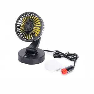 Car Cigarette Lighter 4 Inch Fan Truck Excavator Refrigeration Fan Can Be Rotated To Adjust The Vehicle Fan