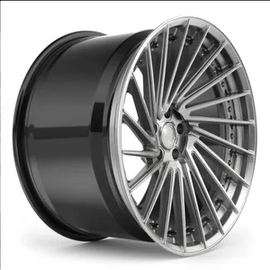 Kw 2 3 piece Forged Wheel 19''- 24'' Inch For TESLA MODEL S PLAID ROLLS ROYCE CULLINAN LEXUS LC500 Jaguar F Type Wheels
