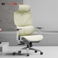 Chaise de bureau ergonomique avec accoudoirs, chaise de bureau moderne en mesh, chaise de direction, chaise de gaming