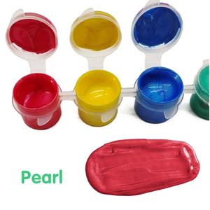 Có Thể Giặt Không-Độc Hại 18 Màu Sắc DIY Acrylic Mini Sơn Container Dải Chậu Đặt Với Nắp Đậy Cho Lớp Học Trường Nghệ Thuật - Product Image 4