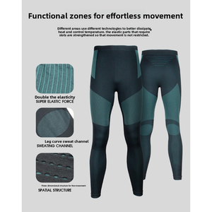 Ensemble de <span class=keywords><strong>sous</strong></span>-vêtements de <span class=keywords><strong>ski</strong></span> fonctionnels à séchage rapide, thermiques, respirants et anti-transpiration pour hommes et femmes - Product Image 2