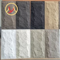Design moderne pour l'extérieur 3D PU Stone Faux Placage Polyuréthane imperméable pour la construction d'hôtels et de maisons Vente en gros de matériaux de décoration