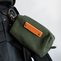 Pochette de Golf Portable personnalisée en toile verte, porte-sac de pratique de Golf
