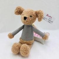Ours en peluche de 20 cm, souris en peluche, doux, en tissu coton, lapin en peluche, pour la Promotion