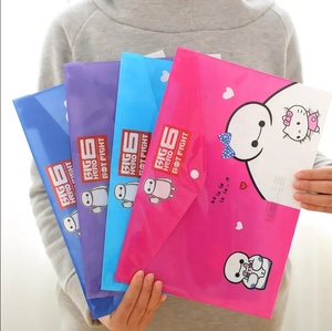 2025 bán buôn bền phim hoạt hình nhựa tài liệu thư mục tập tin trong suốt treo Clip thư mục tập tin - Product Image 3