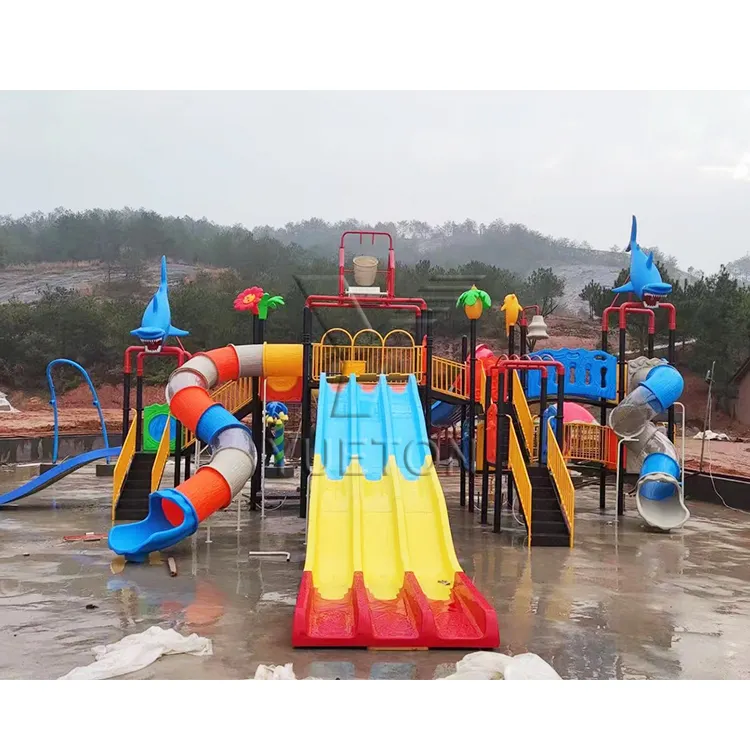 Hot Sale New Design Slides Playground Water Play Games Plastic Water Slide For Kids