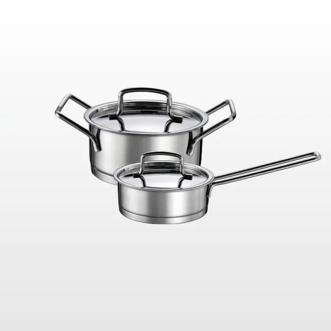 Juego de mini utensilios de cocina triply, de acero inoxidable con base traight, 4 Uds.