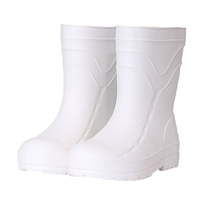 Bottes de protection du travail ultra-légères en matériau EVA Abattoir Bottes alimentaires blanches spéciales Imperméables et légères pour l'été et l'hiver