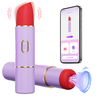 Neuer Multifunktionaler Mini-Lippenstift-Vibrator 3-in-1 mit 10 Vibrationsmodi Klitoris- und Brustwarzen-Stimulator für Frauen
