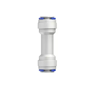 Válvula de retención de tubo de 3/8 ''-3/8'', Tubo de unión de 9,5 MM, conector rápido de plástico, filtro de accesorios purificadores de agua Push Fit