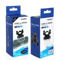 Support de fumée en aluminium, pour manette PS4/Slim/Pro, Clip électronique, tuyau de jeu
