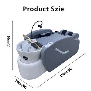 Cama de Shampoo para Spa Capilar Japonês com Circulação de Água Cama de Massagem de Alta Qualidade para Terapia e Tratamento - Product Image 4