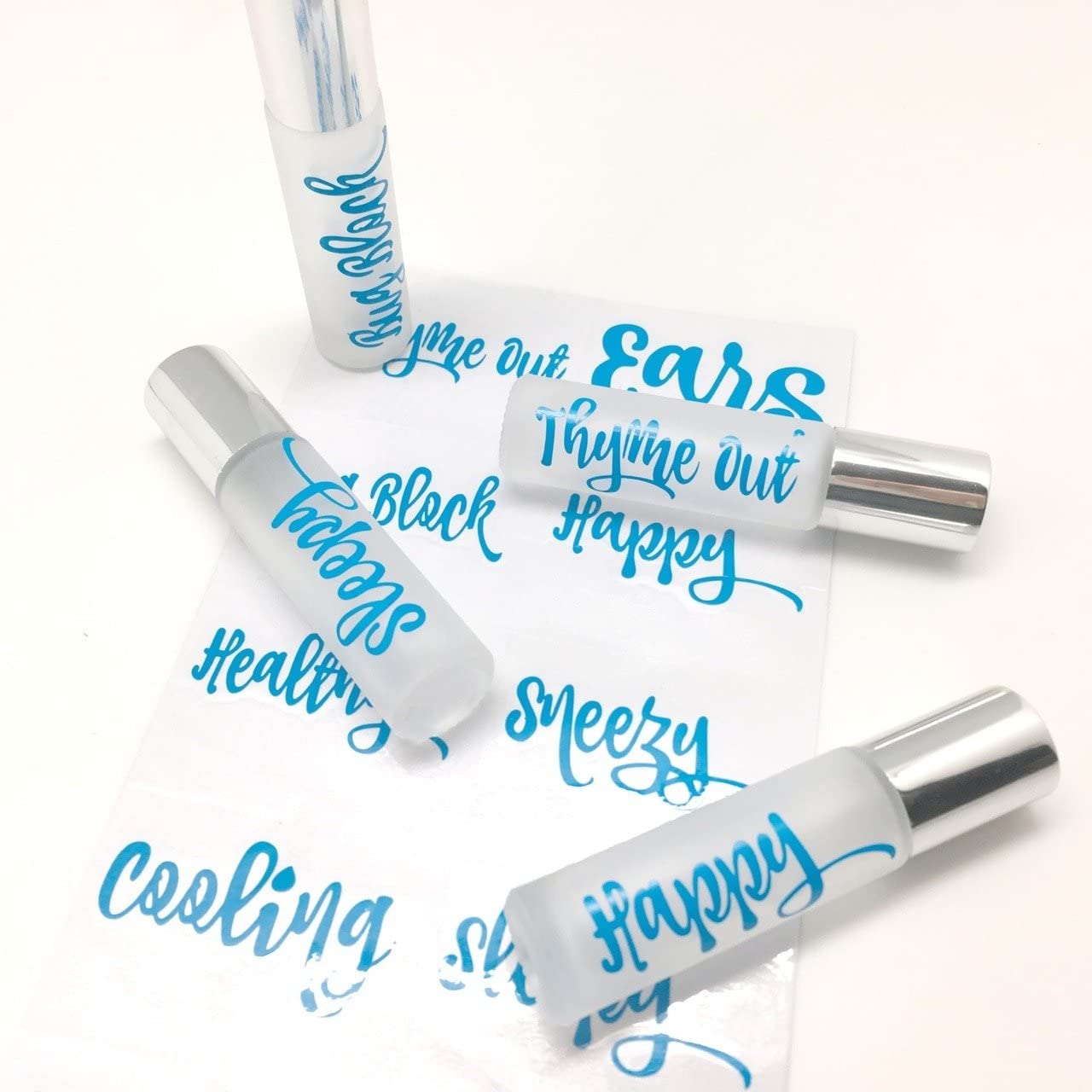 Золотые прозрачные этикетки-наклейки для бутылок эфирного масла с горячим тиснением, водостойкие этикетки-наклейки с эфирным маслом и блеском для губ