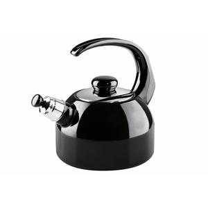 Hervidor con silbato RIESS Classic Plus de 2.5L de acero inoxidable para uso en estufa de cocina - Product Image 1